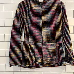 Chico's Vibrant Striped Blazer